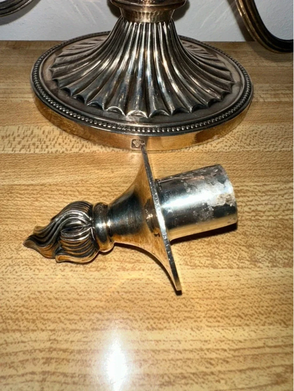 Barker-Ellis VTG England Silver-plated 3 light Candelabra